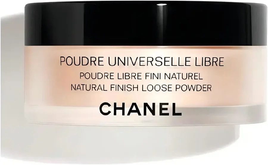 Chanel — polvo y fijación, del kit de Cintia Lentini Studio Make Up